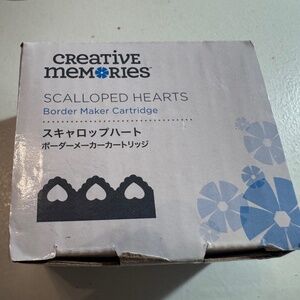 Creative Memories Scalloped Hearts Border Maker Cartridge BMC NIB